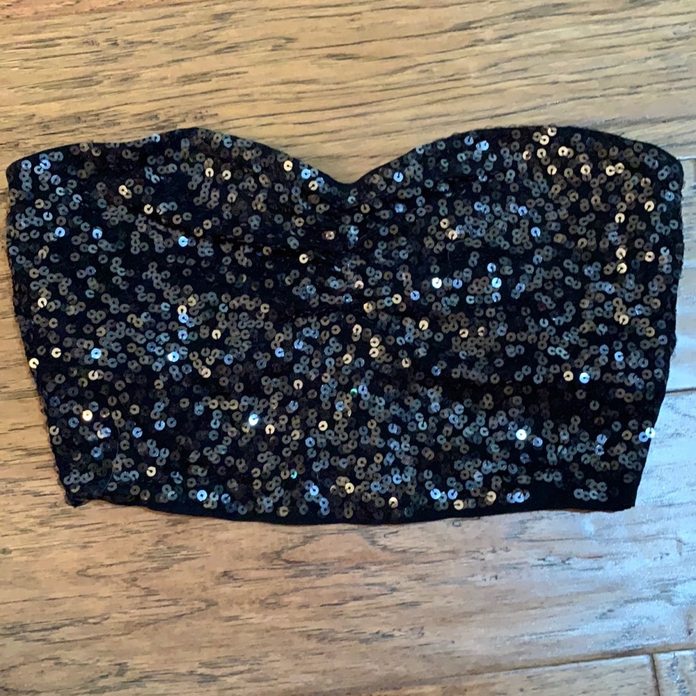Express sequin tube top